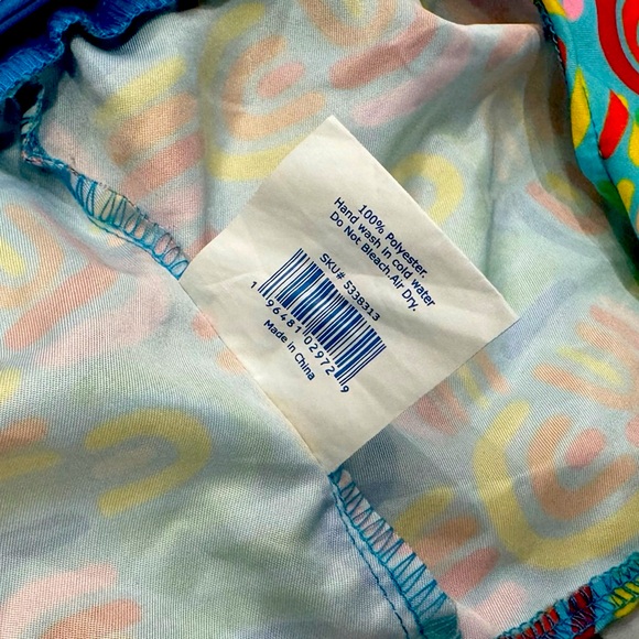 You Are Loved Brand Animal Apparel Rainbow Pride Swim Trunks for Small Dog/Cat - Picture 3 of 3